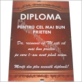 DIPLOMA  pentru cel mai bun prieten